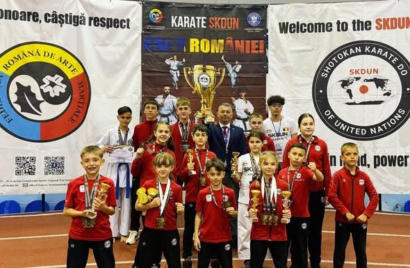 Rezultate foarte bune la Cupa României la karate SKDUN obținute de sportivii pregătiți de Daniel Fusaru