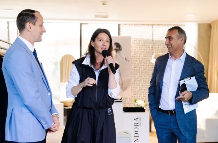Pandora Prod Focșani și COSR au lansat colecția vestimentară „Perfect 10 by Nadia Comăneci”