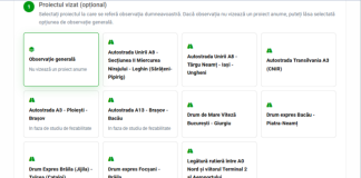 Platformă digitală prin care se pot transmite propuneri și observații despre investițiile în drumuri