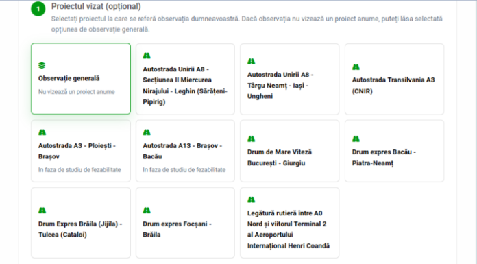 Platformă digitală prin care se pot transmite propuneri și observații despre investițiile în drumuri