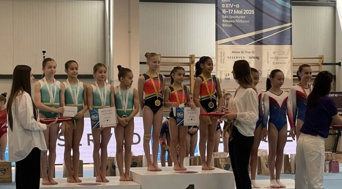 11 medalii și 2 premii speciale pentru micuțele gimnaste de la CSS Focșani, la Cupa ”Andreea Răducan”