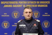 Plt. adj. șef Gabriel-Aurelian Udriște, ”Pompierul lunii aprilie”: Există oameni care aleg o profesie. Și există oameni care aleg o misiune pompier udriste aprilie