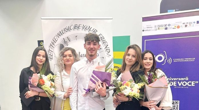 Tineri din sistemul de protecție specială, premiați la Gala aniversară „10 ani de voce, 10 ani de curaj”