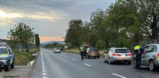 Atenție, șoferi! Polițiștii rutieri pe E85, în acțiune tip „releu”