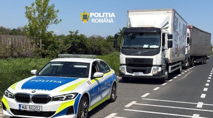 FOTO Peste 350 sancțiuni date de polițiștii rutieri șoferilor care transportă persoane sau mărfuri
