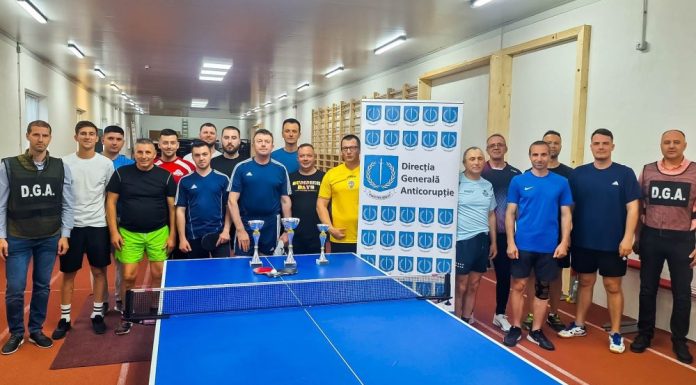 FOTO Tenis de masă: “Cupa Integrității Viorel Cherciu”, la aniversarea Direcției Generale Anticorupție