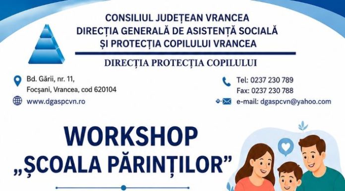 Workshop „Școala Părinților” – Informații esențiale despre problemele de nutriție la copii și adolescenți