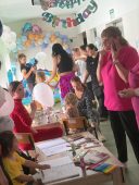 FOTO Copiii internați la Spitalul Județean Focșani au avut parte de surprize: ”Stop! Astăzi nu mai vorbim despre boală și medicamente!” 5 1 iunie spital 4