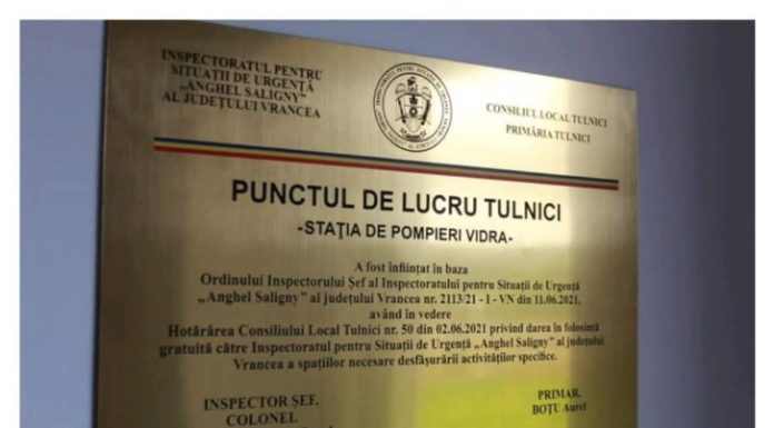 Aniversare: Punctul de Lucru ISU Tulnici, 5 ani de activitate