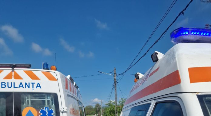 O mașină a izbit copacii de pe marginea drumului / 5 răniți, printre care 2 copii