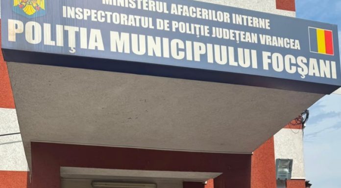 Autor identificat și prejudiciu recuperat integral de polițiștii focșăneni, la scurt timp de la comiterea unui furt