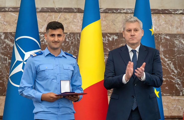 Jandarm vrâncean, premiat de MAI pentru profesionalism și curaj