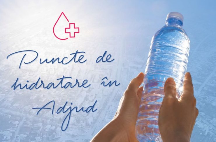 Puncte de răcorire și de prim ajutor în Adjud, pe timpul caniculei