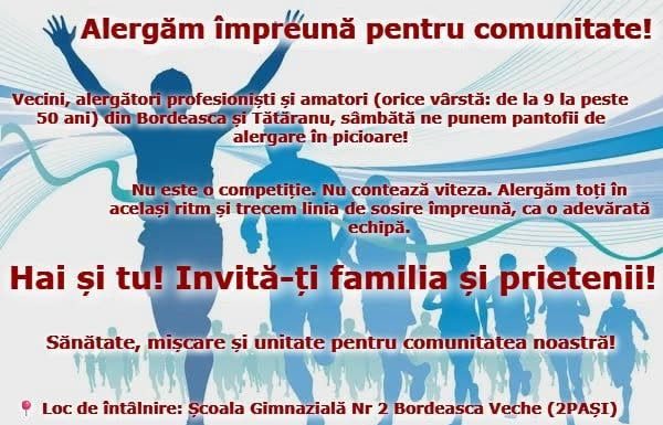 Localnicii din comuna Tătăranu, invitați la mișcare