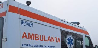Bărbat pe motoscuter, rănit într-un accident rutier