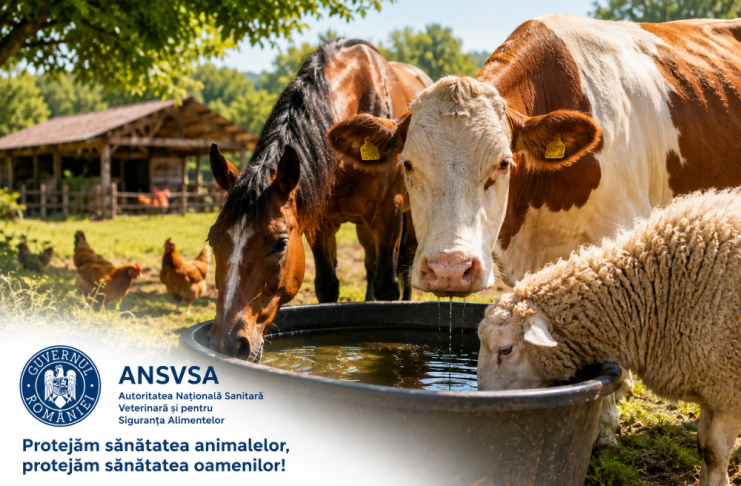 Protejarea animalelor în sezonul cald: recomandările ANSVSA pentru deținători și crescători