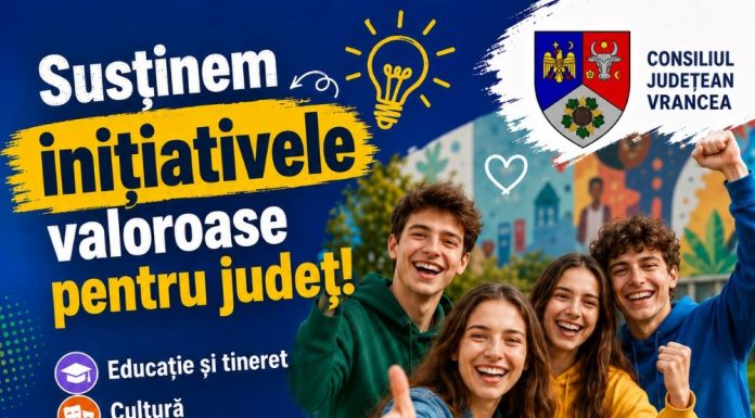 Jumătate de milion de lei pentru viitorul tinerilor din Vrancea: Consiliul Județean Vrancea a desemnat câștigătorii finanțărilor pe Legea 350