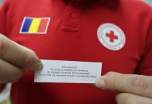 România are nevoie de donatori. În fiecare zi / Angajați, voluntari și colaboratori ai Crucii Roșii Vrancea vor dona, astăzi, sânge carton donare sange