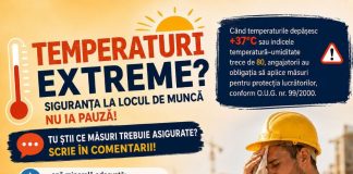 Angajatorii, obligați să respecte o serie de condiții pentru protecția salariaților, pe timp de caniculă