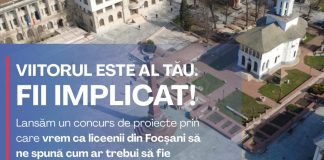 Liceenii, invitați să spună cum vor să arate Piața Unirii din Focșani