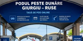 Taxa de trecere a Podului Giurgiu – Ruse se va putea achita electronic