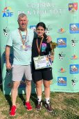 Fotbalistă de la Estera Țifești, chemată la lotul național de fotbal feminin al României U15 2 cioran patricia