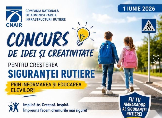 Concurs de idei și creativitate pentru creșterea siguranței rutiere prin informarea și educarea elevilor