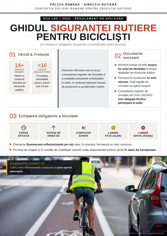 ghid politie biciclisti