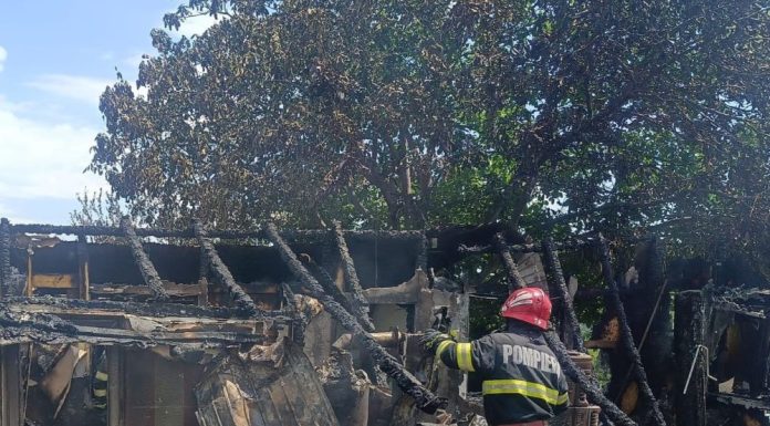 Incendiu la o gospodărie din Vizantea-Livezi