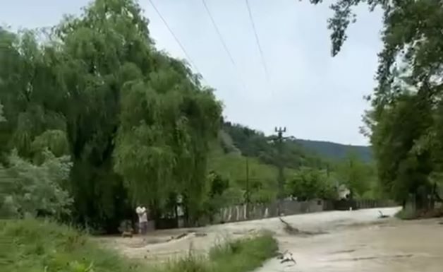 VIDEO Natură dezlănțuită și la Dumitrești