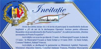 Manifestări dedicate aeronauticii și eroilor aviatori români, la Focșani și Jorăști