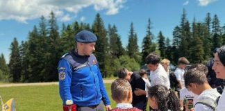 Mii de zâmbete de Ziua Copilului, alături de Jandarmeria Vrancea