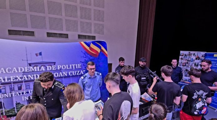 Jandarmeria Vrancea, alături de elevi la Târgul Educațional Focșani 2026