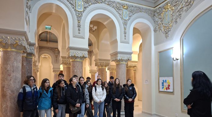 FOTO Elevii Liceului Teoretic „Ioan Slavici” din Panciu, parte a unui proiect privind promovarea patrimoniului cultural și natural