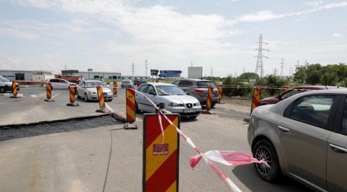 FOTO Un nou sens giratoriu la ieșirea din Focșani: la intersecția DJ 205S – DN 2M – DN 2D, la ieșirea din municipiul Focșani