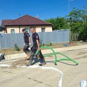 FOTO Continuă misiunile pompierilor pentru înlăturarea efectelor inundațiilor 2 pompieri interventii inundatii 1