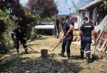 FOTO Continuă misiunile pompierilor pentru înlăturarea efectelor inundațiilor pompieri interventii inundatii 2