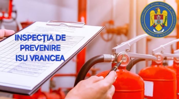 ISU Vrancea: 80 de controale e linia apărării împotriva incendiilor și protecției civile, în luna mai