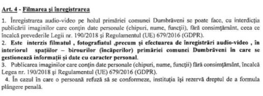 proiect filmare dumbraveni