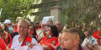 Angajații Serviciului de Ambulanță Vrancea, protest față de proiectul legii salarizării