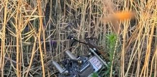 Fragmente de dronă găsite în Tulcea / Încărcătura era explozivă și a fost detonată