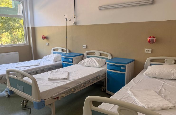 FOTO: Lucrări de modernizare a Secției de Chirurgie Generală la Spitalul de Urgență din Focșani