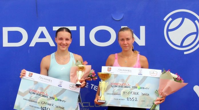 Tenis: Ucraineanca Daria Yesypchuk a câștigat turneul internațional ITF Pro W15 – Țiriac Fundation Futures de la Focșani