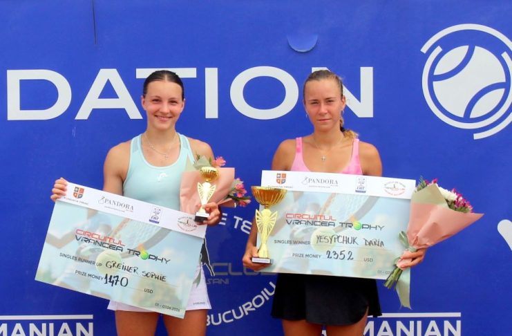 Tenis: Ucraineanca Daria Yesypchuk a câștigat turneul internațional ITF Pro W15 – Țiriac Fundation Futures de la Focșani