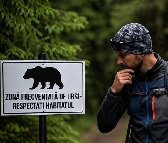 Ce faceți dacă vă întâlniți cu ursul prin pădure. Sfaturi de la jandarmi