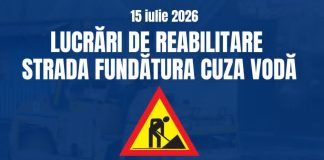 Atenție, șoferi! Lucrări în zona Fundătura Cuza Vodă din Focșani