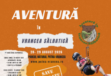 „Aventură în Vrancea Sălbatică” – o competiție care transformă sportul într-un ambasador al naturii afis aventura