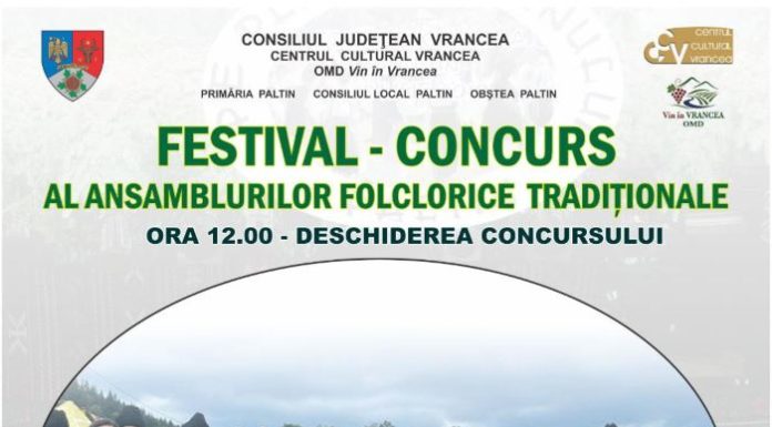 Duminică, la Paltin, va avea loc unul dintre cele mai vechi și importante festivaluri de folclor din Vrancea: ”Pe Plaiul Tojanului”