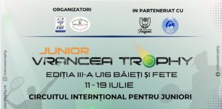 Număr mare de solicitări de participare la Tenis U16 – Junior Vrancea Trophy, ediția a III-a / Calificările încep sâmbătă