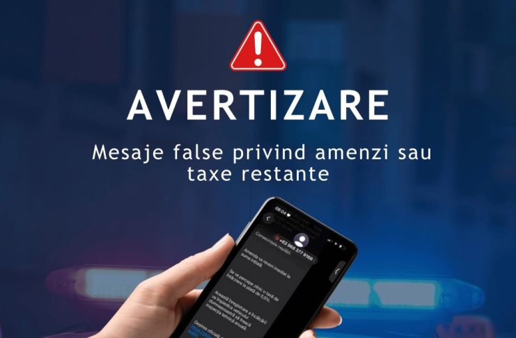 Avertizare: Continuă campania frauduloasă prin SMS, prin care infractorii încearcă să convingă utilizatorii că au de achitat amenzi sau taxe restante